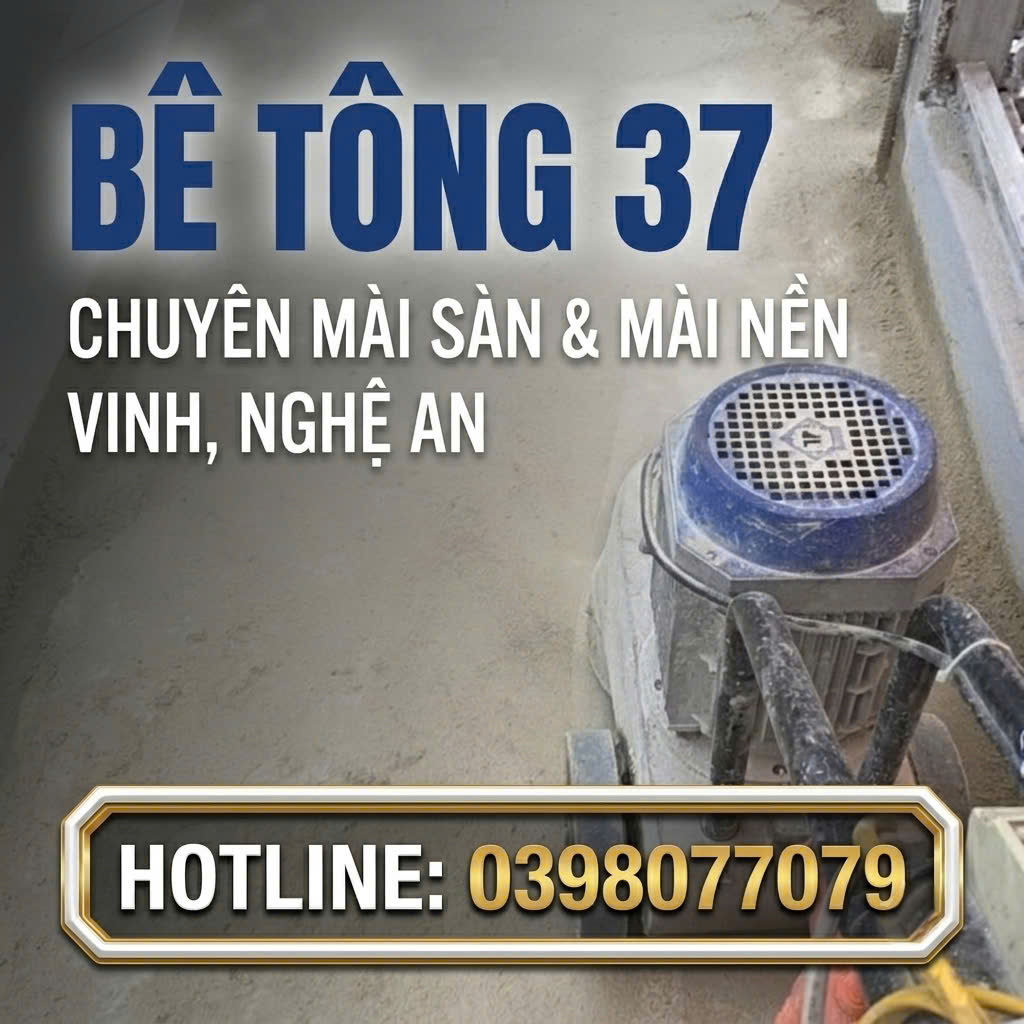 Mài sàn bê tông tại vinh nghệ an