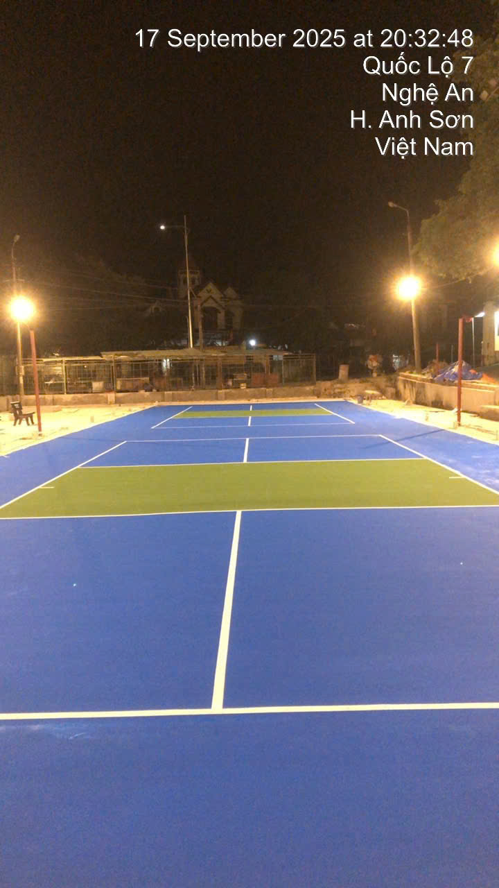 Dịch vụ thi công sân Pickleball tại Nghệ An trọn gói, chuyên nghiệp.